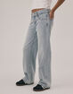 RSQ Girls Low Rise Wide Leg Jeans image number 4