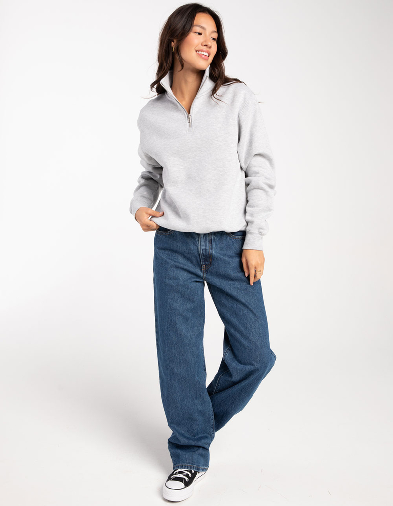 TILLYS Quarter Zip Womens Sweatshirt image number 4