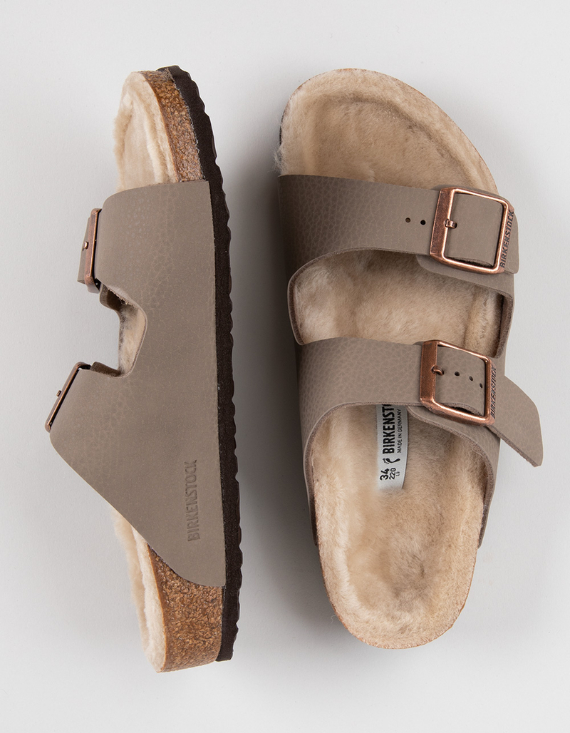 BIRKENSTOCK Arizona Birko-Flor Shearling Kids Sandals image number 4