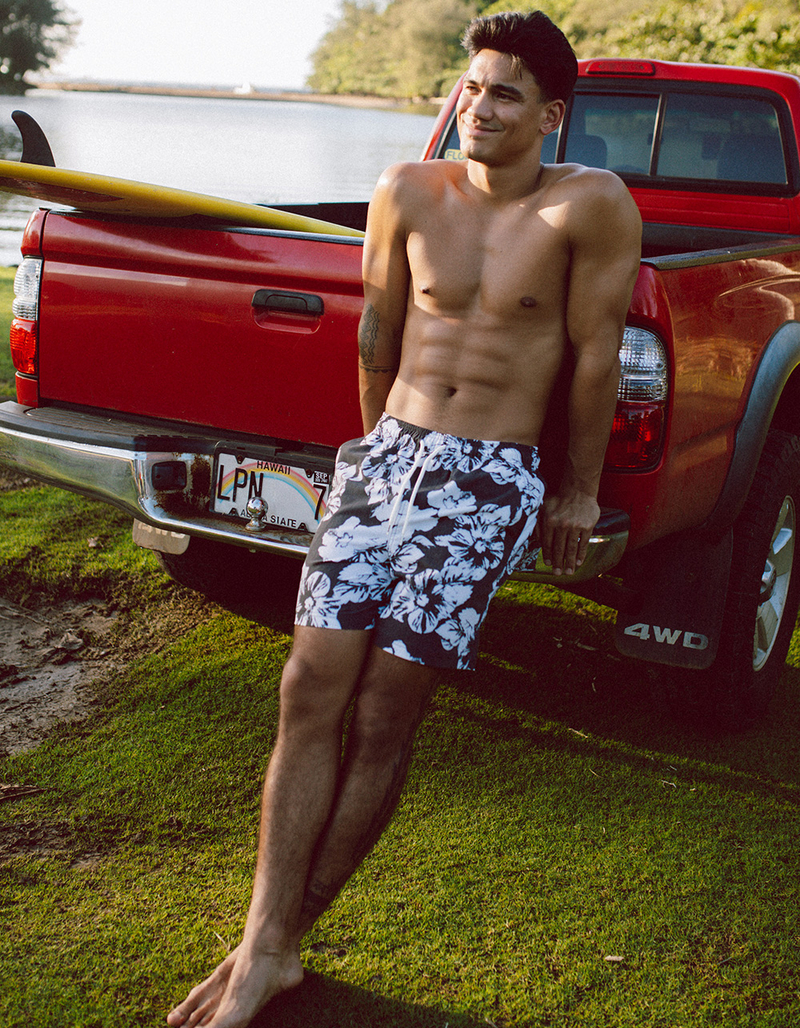 RSQ Mens 6.5" Swim Trunks image number 0