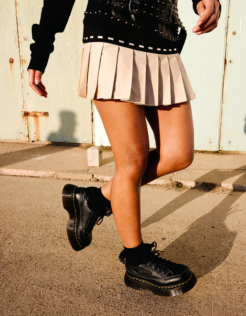 DR. MARTENS Buzz 5-Eye Womens Milled Nappa Leather Shoes image number 9
