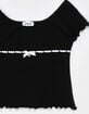 RSQ Girls Lace Heart Charm Top image number 2