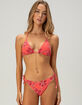 ROXY Garden Twirl Tie Side Cheeky Bikini Bottoms image number 1