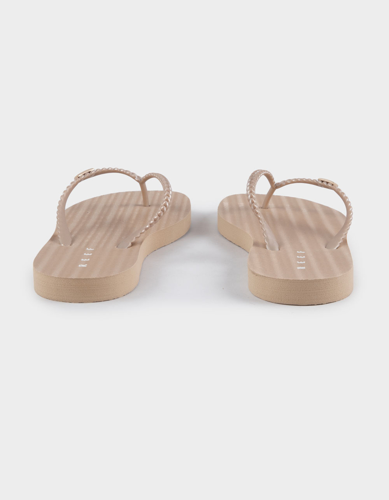 REEF Seaside Twist Womens Square Toe Flip Flops image number 3