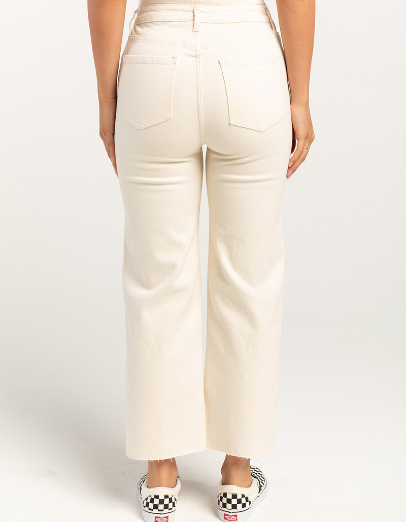 RSQ Womens High Rise Wide Leg Crop Jeans image number 3