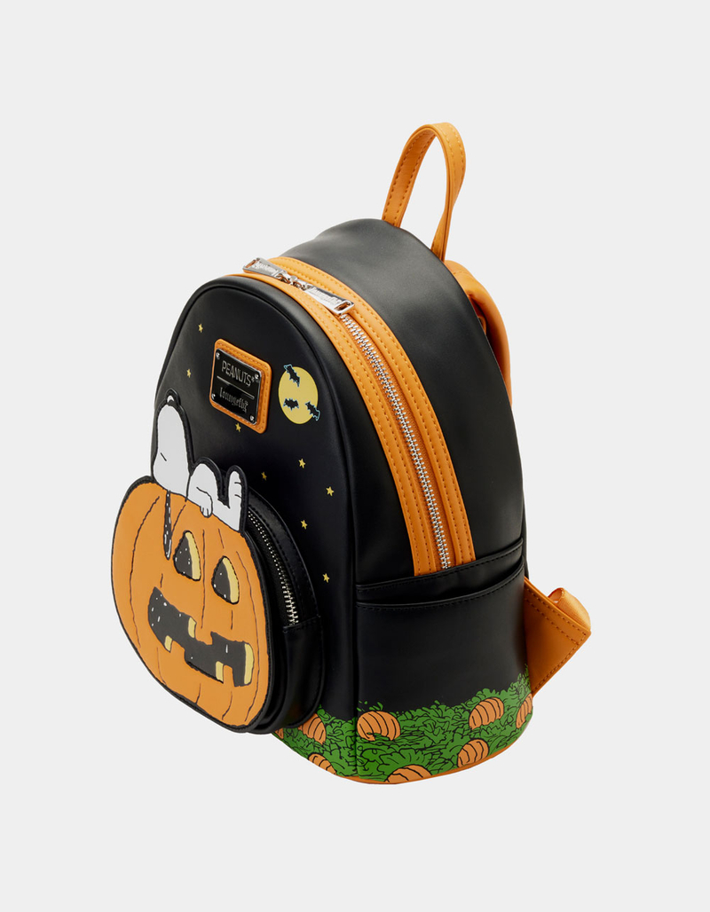 LOUNGEFLY Peanuts Great Pumpkin Snoopy Mini Backpack image number 2