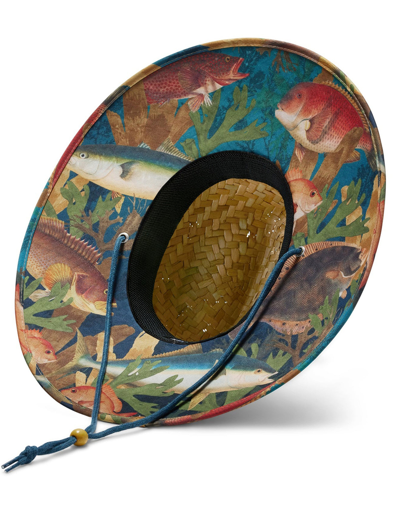 HEMLOCK HAT CO. Mariner Straw Lifeguard Hat image number 1