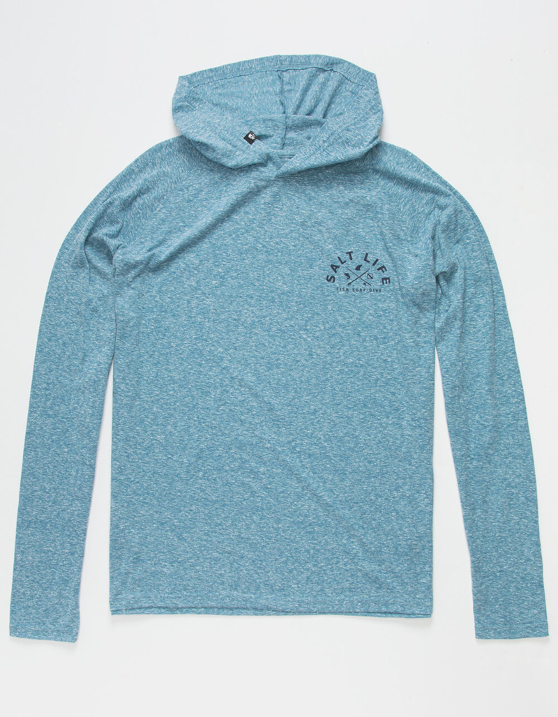 SALT LIFE United Mens Tri-Blend Lightweight Hoodie image number 0