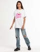 DAISY STREET Good Times Womens Oversized Tee image number 4