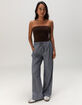 FULL TILT Womens Poplin Boxer Pants image number 5