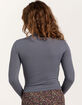 TILLYS Mock Neck Womens Long Sleeve Tee image number 4