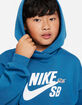 NIKE SB Icon Fleece Boys Pullover Hoodie image number 5