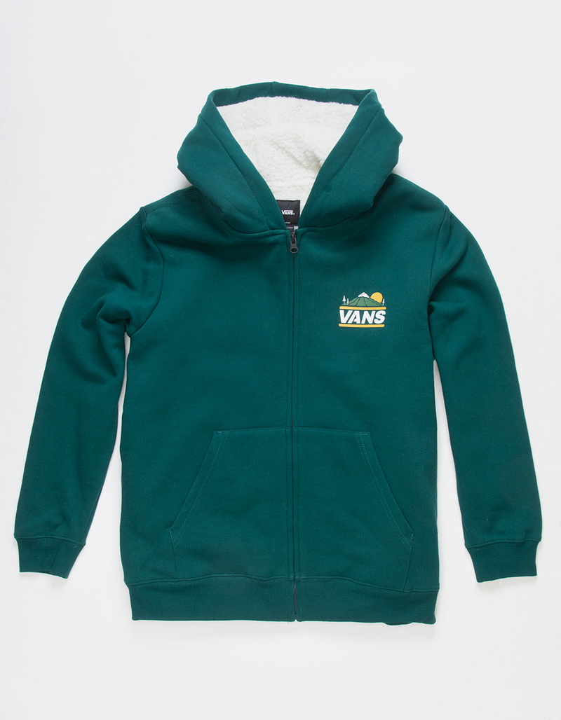 VANS Snowy Peak Boys Zip-Up Hoodie image number 0