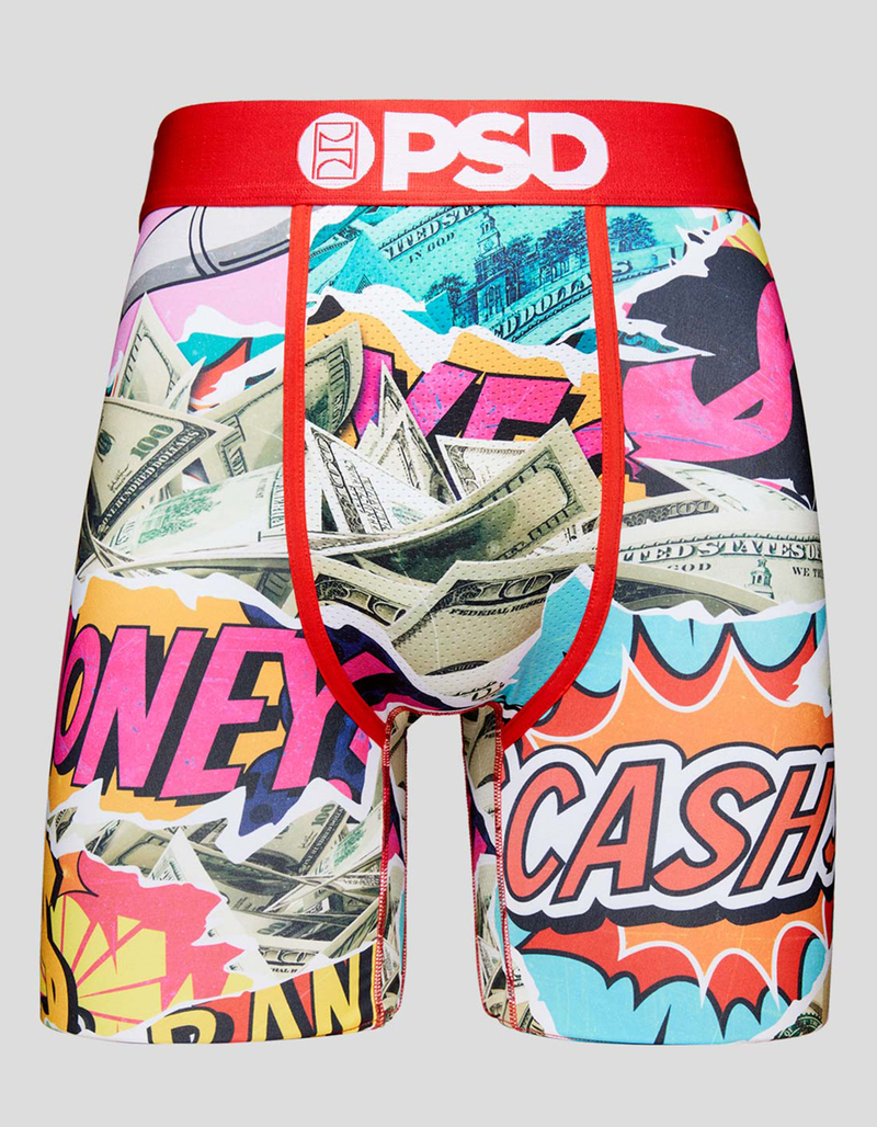 PSD Comic Bank Mens Boxer Briefs image number 1