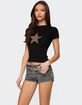 EDIKTED Narla Leopard Star Tee image number 3