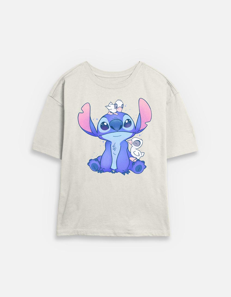 LILO & STITCH Cute Ducks Womens Skimmer Tee image number 0