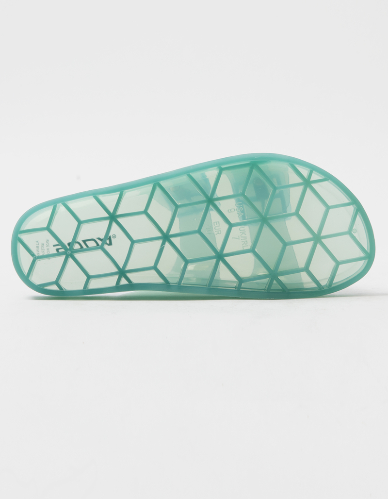 SODA Buckle Jelly Womens Slide Sandals image number 2