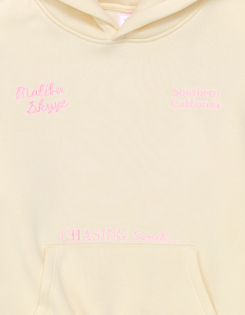 MALIBU SKYYE Chasing Sunsets Embroidered Womens Hoodie image number 3
