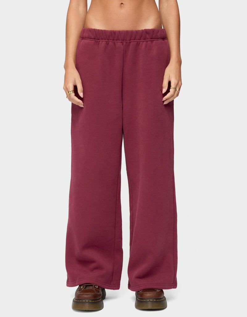 EDIKTED Basic Girl Wide Leg Edikted Sweatpants image number 0