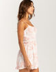 FULL TILT Ruffle Womens Romper image number 3