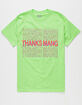 RSQ Thanks Mang Mens T-Shirt image number 1