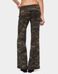EDIKTED Lumielle Camo Wide Leg Foldover Pants image number 3