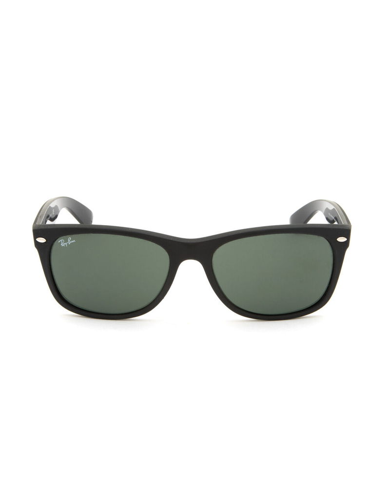 RAY-BAN New Wayfarer Matte Black Sunglasses image number 1