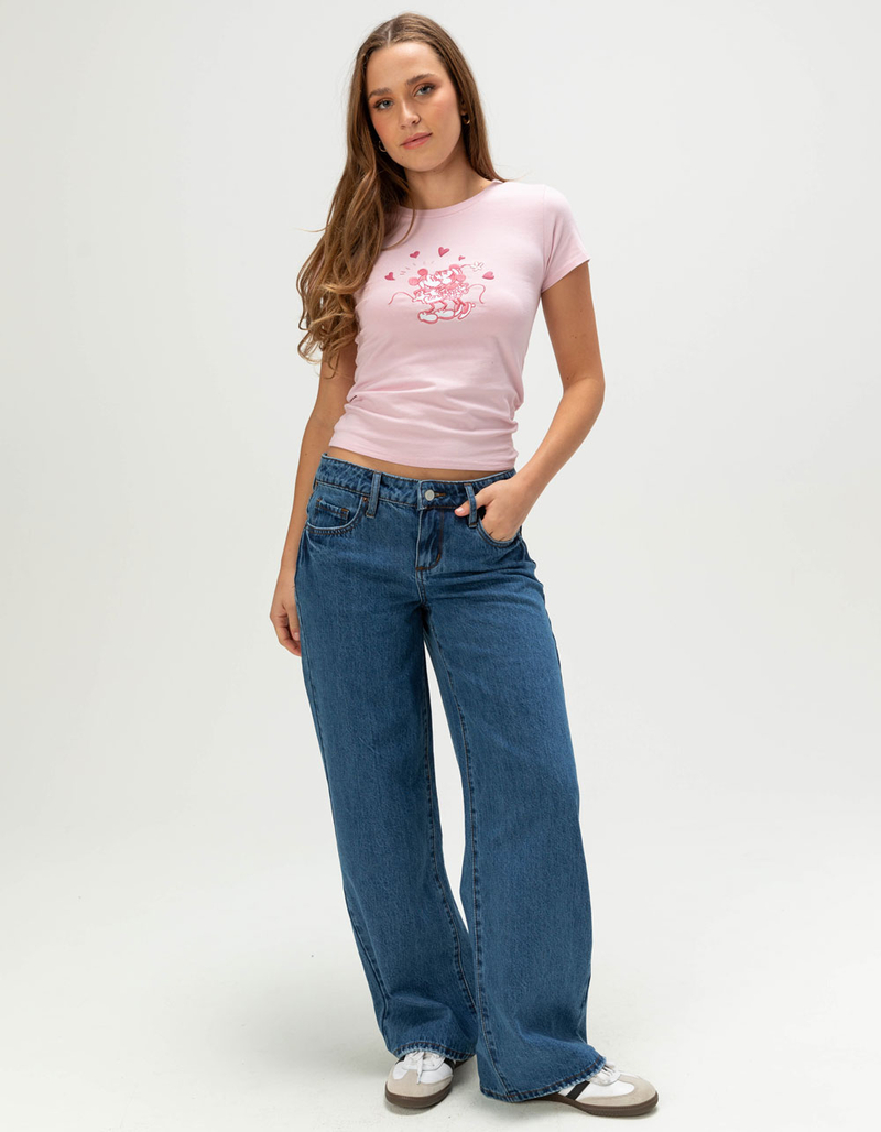 RSQ Disney Minnie Mouse Womens Baby Tee image number 1