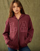 FULL TILT LA Girls Zip-Up Boyfriend Hoodie image number 1