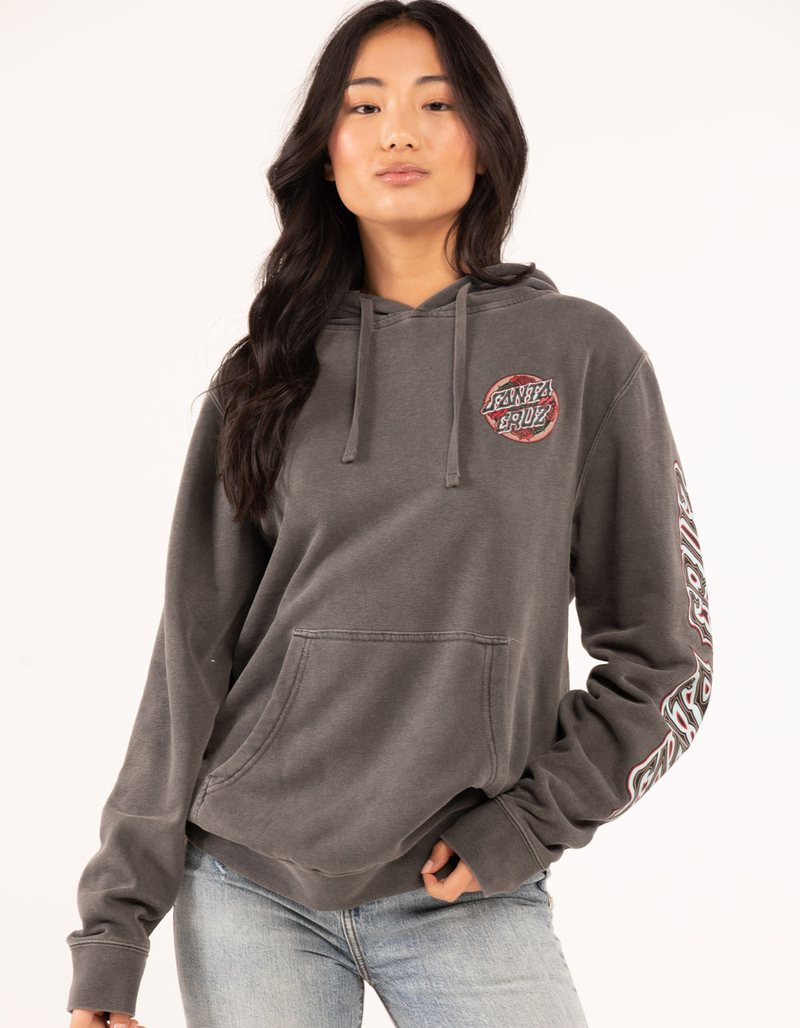 SANTA CRUZ Dressen Roses Dot Womens Oversized Hoodie image number 1