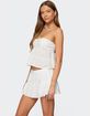 EDIKTED Dora Strapless Eyelet Babydoll Top image number 3