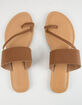 WILD DIVA Toe Ring Tan Womens Sandals image number 2