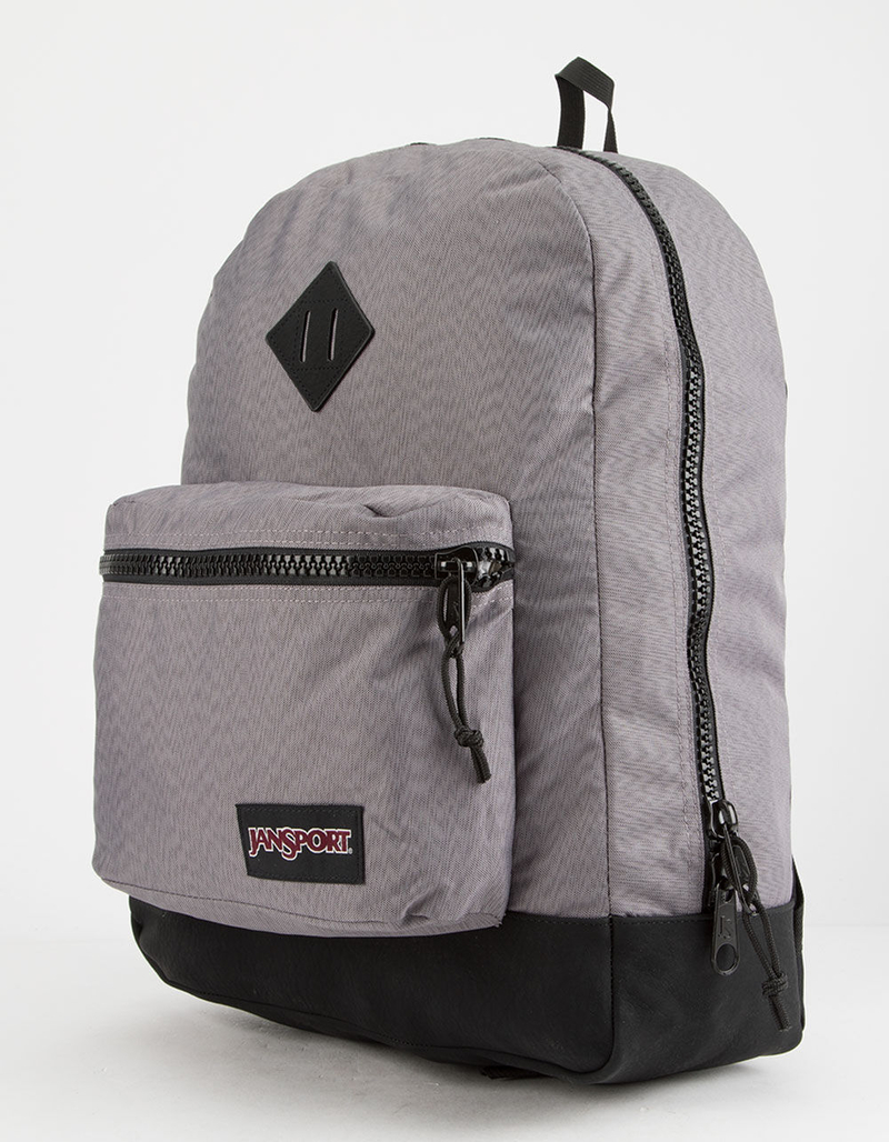 JANSPORT Super FX Gray Optical Zig Zag Backpack image number 1