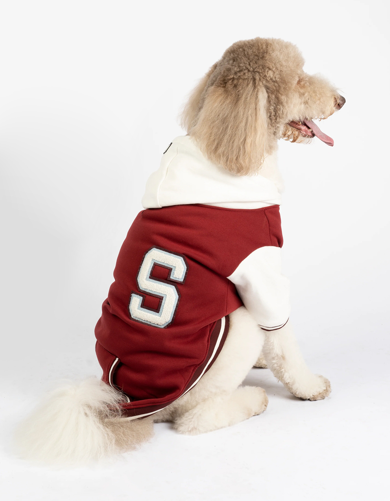 SILVER PAW Otis Dog Letterman Jacket image number 3