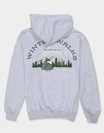 PEANUTS Winter Walks Unisex Kids Hoodie Alternative Image