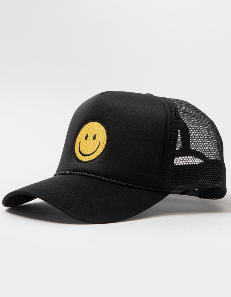 DAVID AND YOUNG Smiley Face Womens Trucker Hat image number 0