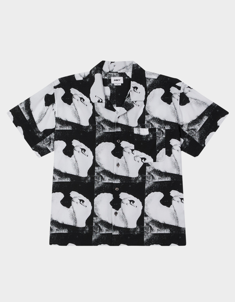 OBEY Ambre Mens Button Up Shirt image number 0
