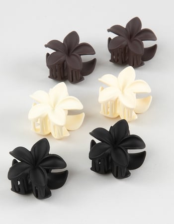 FULL TILT 6 Pack Mini Floral Clips Alternative Image
