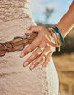 FULL TILT Acrylic And Metal Bangle Bracelet Set image number 6