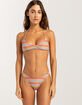 FULL TILT Sparkle Stripe Bralette Bikini Top image number 5