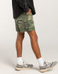 RSQ Mens Ripstop Cargo Pull On Shorts image number 4