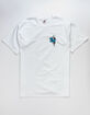 SANTA CRUZ Wall Hand White Mens T-Shirt image number 1