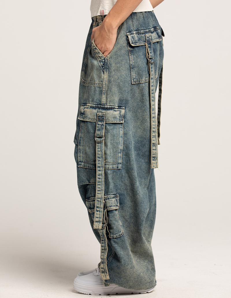 BDG Urban Outfitters Strappy Denim Womens Cargo Pants image number 2