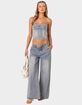 EDIKTED Myla Washed Wide Leg Jeans image number 1