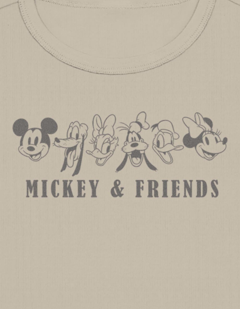 DISNEY Mickey & Friends Womens Baby Tee image number 1