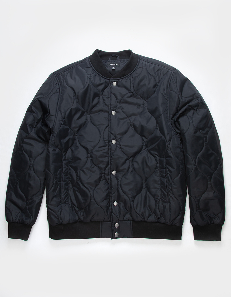 BRIXTON Dillinger Mens Quilted Bomber Jacket image number 0