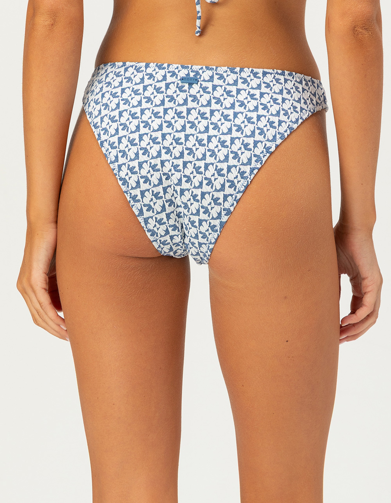 ROXY Hazy Dazy Textured High Leg Bikini Bottoms image number 3