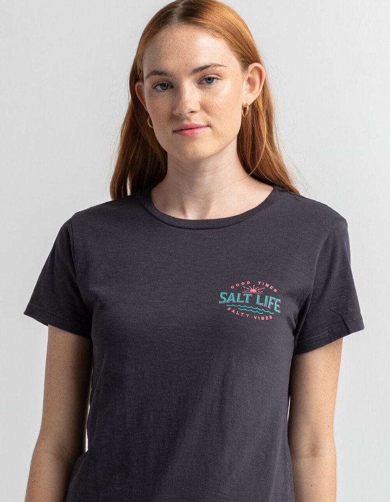 SALT LIFE Salty Vibes Womens Oversized Tee image number 1