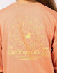 RIP CURL Better Days Heritage Womens Crop Tee image number 4