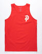 PRIMITIVE Dirty P Cherry Blossom Red Mens Tank Top image number 1
